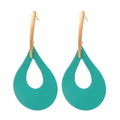 AA00885 European and American New Jewelry Earring Hollow Out Earrings Paint Drop Petal Earrings for Women