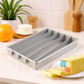 Battenberg Grid Square Aluminum Cake Mold Adjustable Size DIY Baking Tray Oven Safe Household MegaBDM