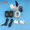 DTF 250ml Ink Tank White Ink Recycle System Motor Filter Connector Tube Damper L1800 Printer Modify Machine Tank with Stirrer