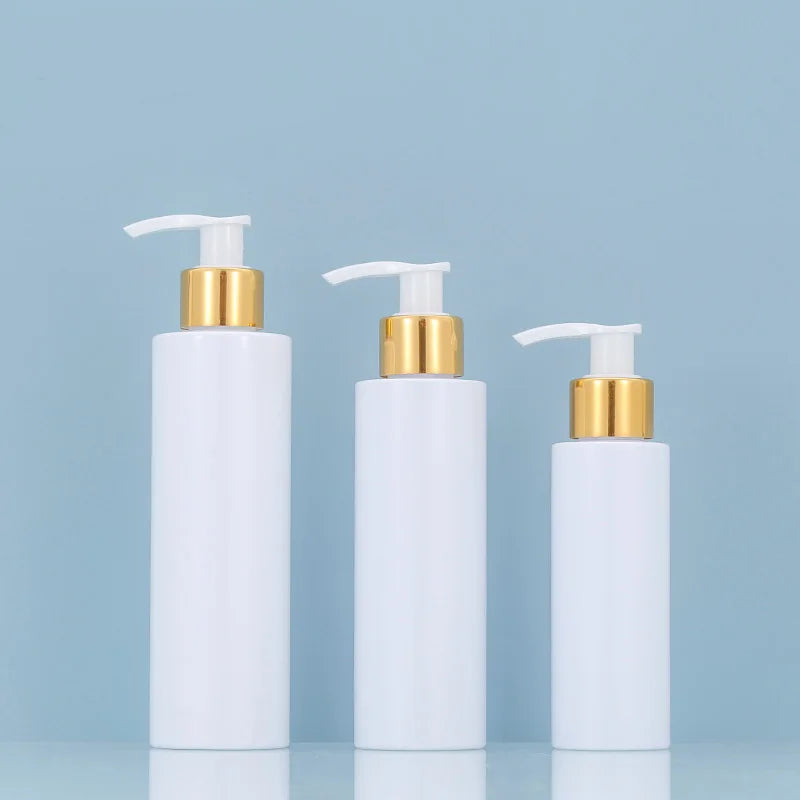 High End 100ml 150ml 200ml Empty Pet Plastic Cosmetic Lotion Bottle with Lotion Pump