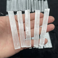 Natural Raw Crystal Selenite Stick Wand Rough Stone 8-10 CM Selenite