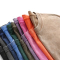 Hot Selling Vintage Acid Wash 100% Cotton Casual Solid Plain Drop Shoulder T Shirts Custom Logo Short Sleeve Men