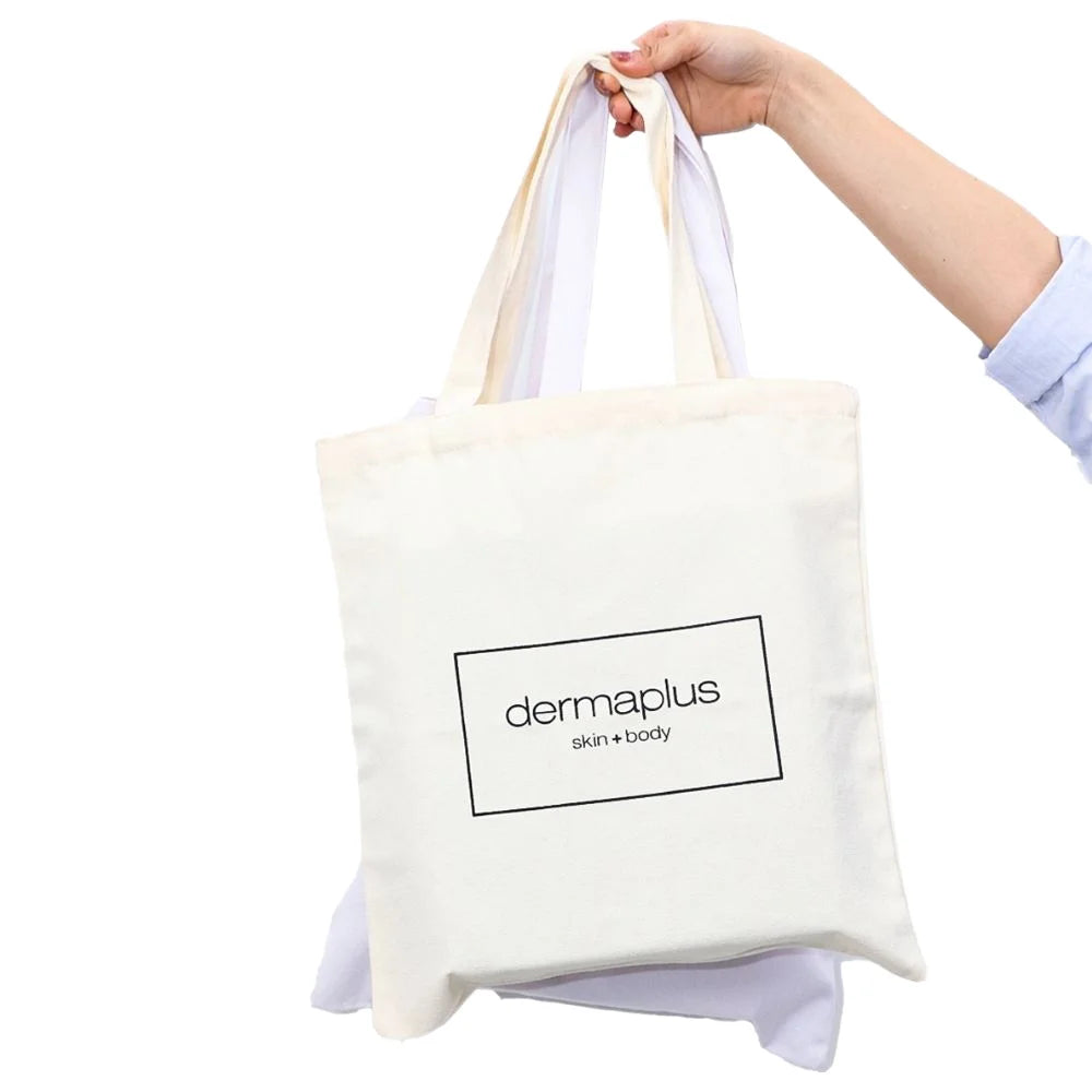 Fashionable Cotton Canvas Tote Shopping Bags Rope Handle Customizable Logo Zipper Closure Reusable for Daily Life Promotions