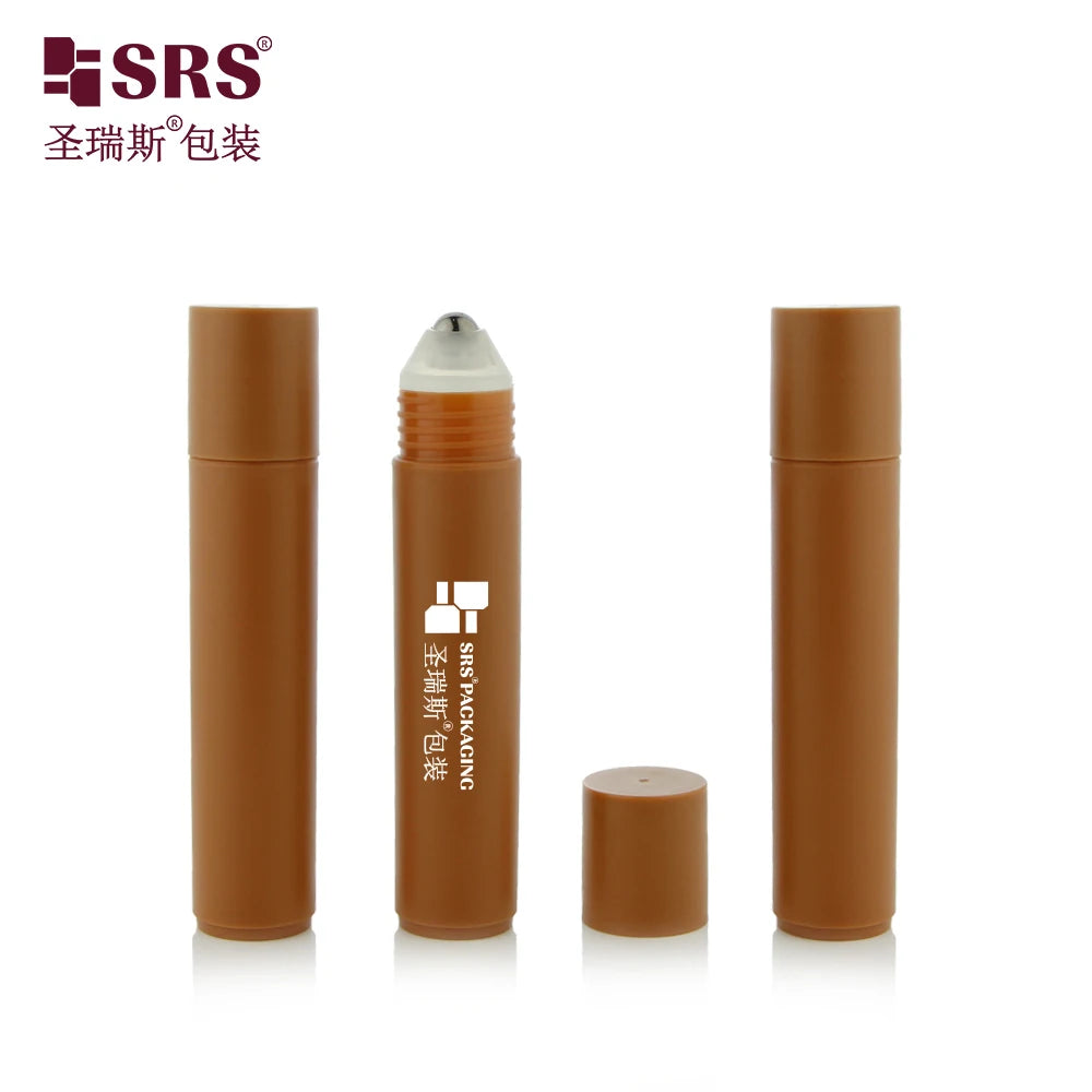 35ml Empty Cosmetic Packaging Custom Injection Color Hair Massage Essence Roller Ball Bottle