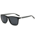 Newest Fashion Driving Sunglasses for Men 2025 Big Shades Oversized Square Round Polarized Sport Uv400 Glasses Sunglasses Black