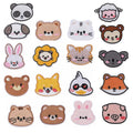 Self Sticker Embroidered Eco-Friendly PVC Iron-On Cute Egg Theme Patch for Clothes Hats Bags