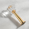 Stylish High-quality Plastic Electroplating Dresser Handles Diamond Accents Kitchen Bedroom Warehouse Cabinets-Traditional