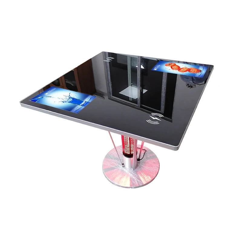 15.6" Full HD Game Playing Dual Screen Touch Screen Kiosk Table Heating Function Stand Touch Screen All in One Charging Station