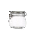 Free Sample Various Size air Tight Canning Glass Jar with Stainless Steel Clip Lock Top Lid
