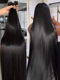 32inch Brazilian  Bone Straight Vietnamese 13X6 100% Virgin Human Hair Hd Lace Full Frontal Transparent Wigs