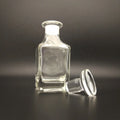 Classic 200ml 150ml square clear Glass Decanter Cheap Perfume Bottle for Display
