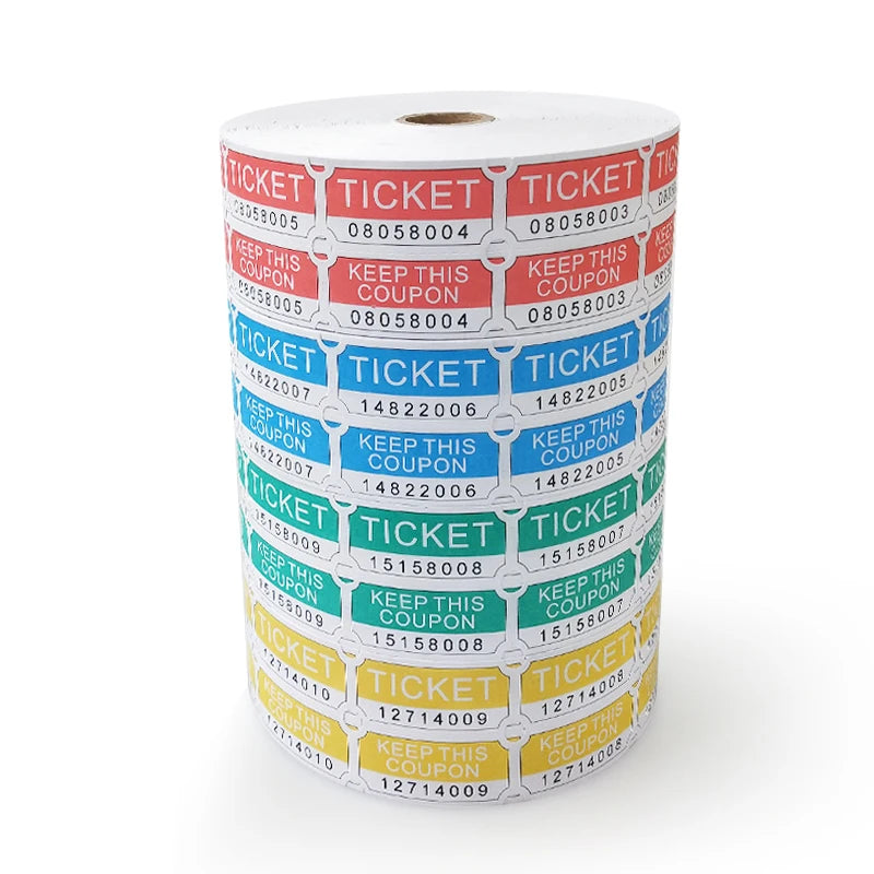 High Quality Double Custom Business Card Roll with Offset Paper and Offset Printing Mixed Color