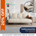 Convertible Beauty Modern Wooden Sofa Bed Two in a Box Living Room Apartment Hotel Bedroom Outdoor Factory Direct OEM MegaBDM