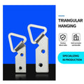 X0909 TS-K014 D-Ring Picture Hangers with Screws Picture Frame Hook for Hanging Clock Paintings Artwork  Photos canvas hangers