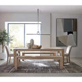 Modern Luxury Custom Made 6-Seater Dining Table Set Rectangular Wood/Glass Green Home Home Furniture for Home Kitchen Hotel