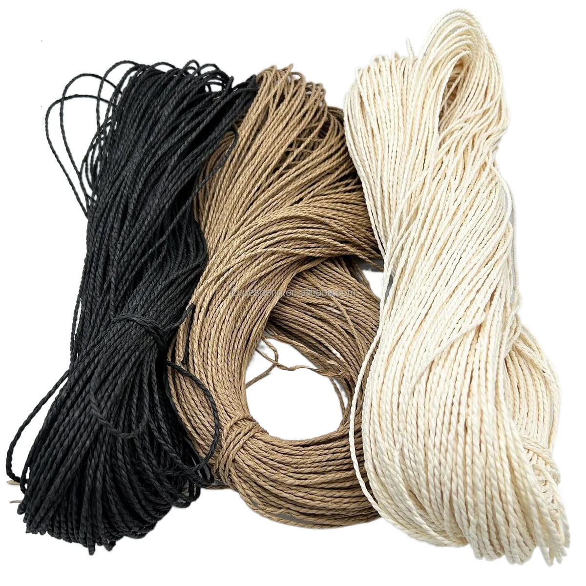 2ply Twisted Biodegradable Paper Rope Hank Pack for Gift Wrapping & DIY Decoration Lampshade Use