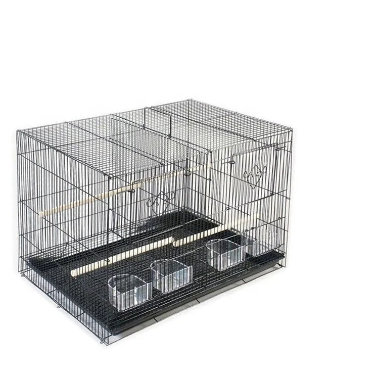 Wholesale Wire Panels Nest Box Opening Portable Budgerigar Aibaoer Hexagon Bird Cage Loro De Jaula De Pajaro