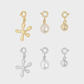 Round Ball Charm Pendant 925 Sterling Silver Polished Starfish Charm Pendant for Bracelet Necklace Making