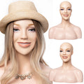 H1142-S3  Wholesale Cheap Price Head Mannequin Fashion Female Head for Wig Display Mannequin With Shoulder
