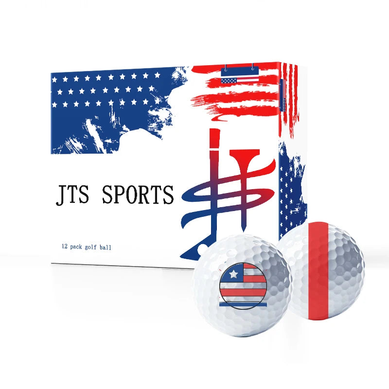High Quality 12 Pack Box Custom Design 2.3.4 Layer Surlyn Urethane Soft Tournament Golf Ball