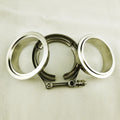 1.5-6.0 Inch Auto Parts V Band Clamp Male Female Flange Kit for  Exhaust Pipes Down Pipe Clamp  Metal Nut