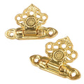 Factory Supply Gold Metal Lock for Wooden Lock Furniture Gold Lock Cigar Box Clasp