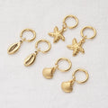 Beimai OEM Earrings New Design Stainless Steel Starfish Pendant Women's Earrings
