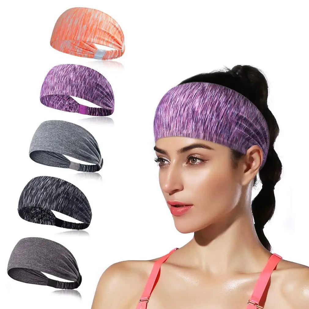 Sewingman 23SM9017 Workout Stretch Running Customizable Headbands for Teen Girls