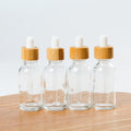 1 oz 30ml Cosmetics Boston Round Skin Care Glass Essential Oil Dropper Bottle with Dripper