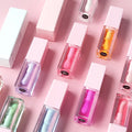 Private Label Moisturizing Fruity Tinted Lip Oil Lip Gloss  Low Moq Oem Makeup Clear Plumping Lipgloss Vegan Magic Lip Oil
