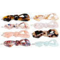 Korean Style Girls Hairpins Small Acetate Bowknot Hair Pin Smooth Acetate Bow Kid Hair Accessories