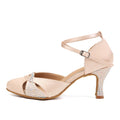 Latest Fashionable and Beautiful L157 Women's High Heel Satin Latin Ballroom Dance Shoes