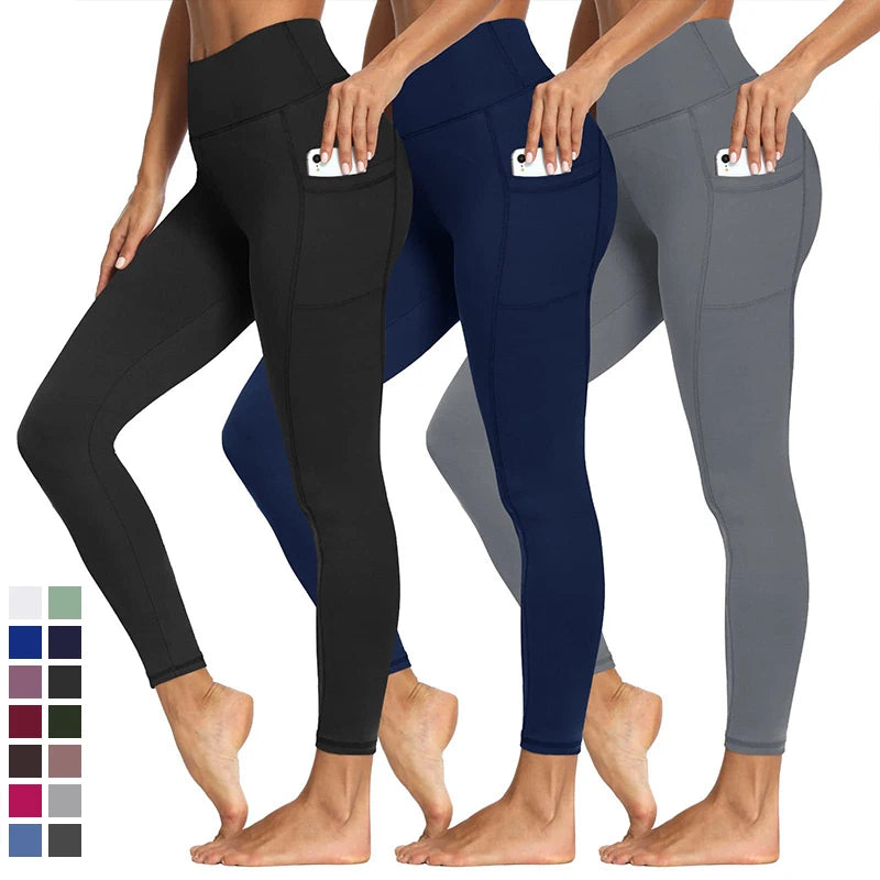 2026 Oem Tiktok Joga Leggings Women High Waist Gym Activewear Butt Lift Yoga Pants Elastic Compression Scrunch Seamless Plaid