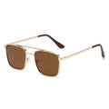 Factory Supply Luxury Eyewear Square Shades High Quality Metal Sun Glasses Custom Sunglasses for Men 2026