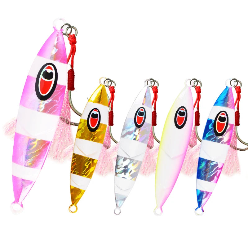 Jig 9 Luminous Various Sizes Sea Fishing Tungsten Lure Fishing Jigs Fishing Lure Set
