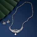 Bridal Jewelry Set Trendy Swan Heart Necklace Earrings Bridal Set Wedding Dress Accessories Sets
