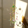 Elegant Crystal Wind Chimes with Soothing Melodies for Home and Garden