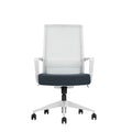 Modern Mesh Office Chair Ergonomic Swivel With Adjustable Headrest Comfortable Metal and Fabric for Home Office Staff