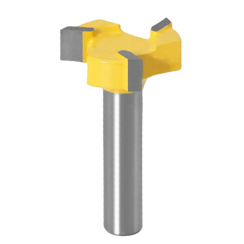 8mm Shank Carbide 3 Tooth Grooving Milling Cutter Woodworking Router Slotting Bits for Furniture Manufacture Tools