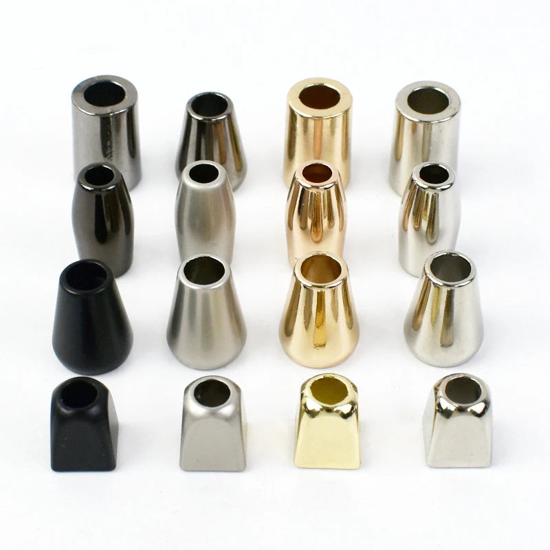 Deepeel DS101 5-8mm Metal Stopper Clothing Drawstring Button Elastic Rope Adjust Fixed Cord Lock Spring Alloy Buckle