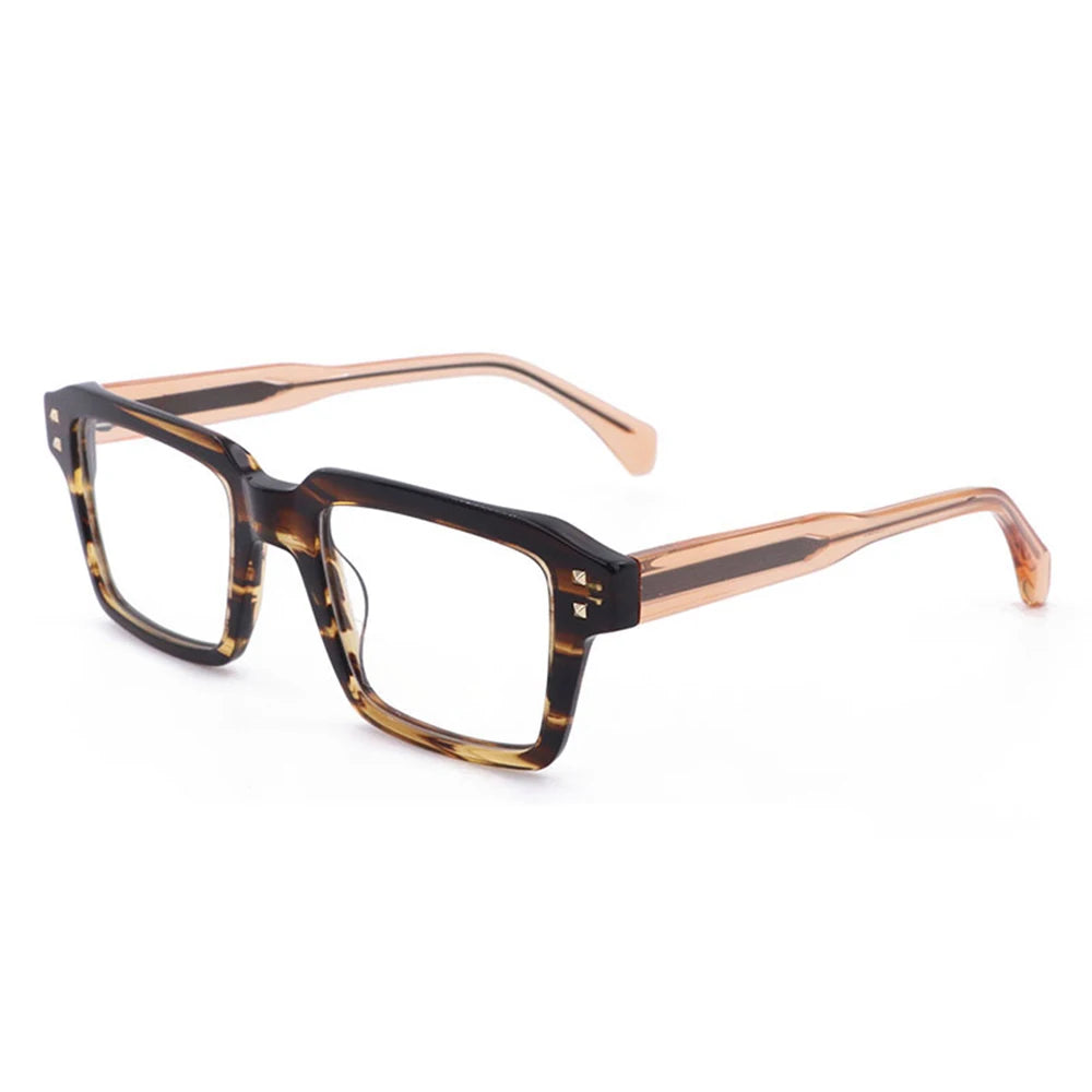 HOA35645F161 2025 High Quality Full-Frame Acetate Rectangle Optical Glasses