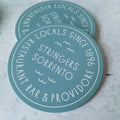 Custom PVC & Kraft Paper Business Card Coasters with Promotional Gift Value for Home or Office Use
