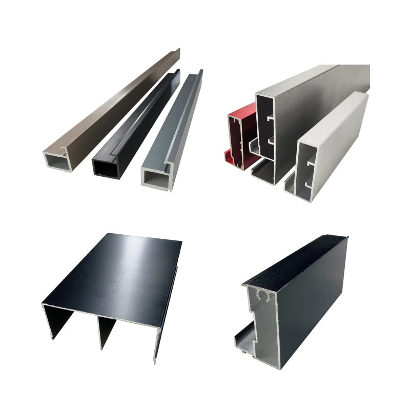 Factory Customized Aluminum Profile Glass Frame Modern Design Eco-Friendly Kitchen Cabinet Wardrobe Sliding Door System 5-Year