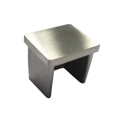 Condibe Glass Fence Stainless Steel square Slot Handrail End Cap