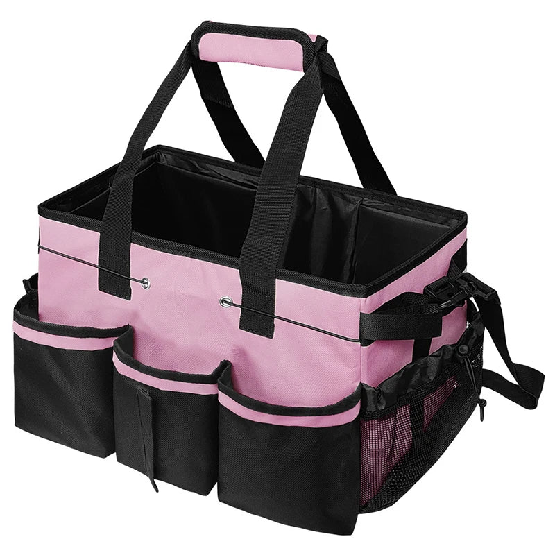 Detachable Divider Cleaning Organizer with Handle Portable Cleaning Bag for Cleaner & Housekeeper