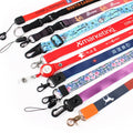 Custom Polyester Thermal Transfer Printing Lanyard Chest Card Lanyard General Certificate Lanyard logo