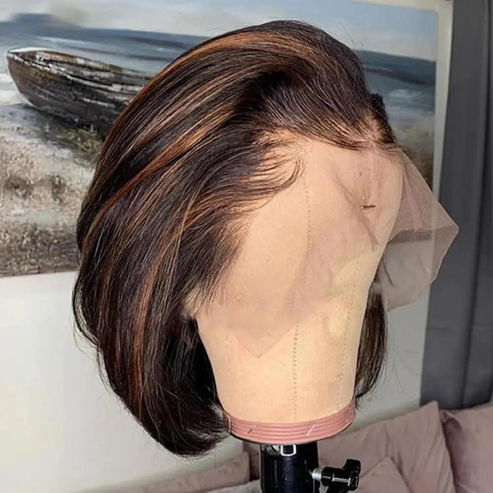Pixie Cut Human Hair Wig Wholesale Lace Frontal Wig  Human Hair  Cuticle Human Hair Wig13x1 13x4 Lace Wig