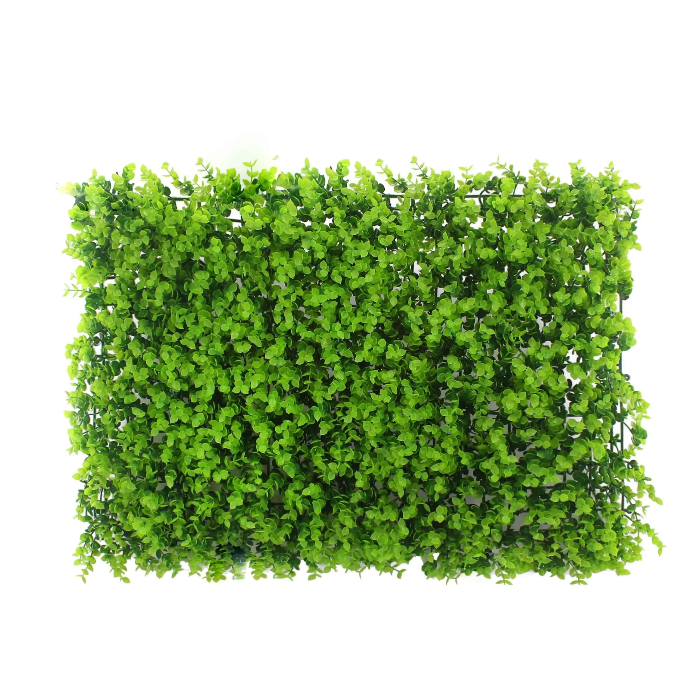 Tizen Hot Selling Wall Decor Art Plant Panel Background Green Leaf Artifical Grass Backdrop Wall