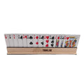 Wholesale Laser Cutting Wooden Card Rack Double Playing Card Holder for Kids