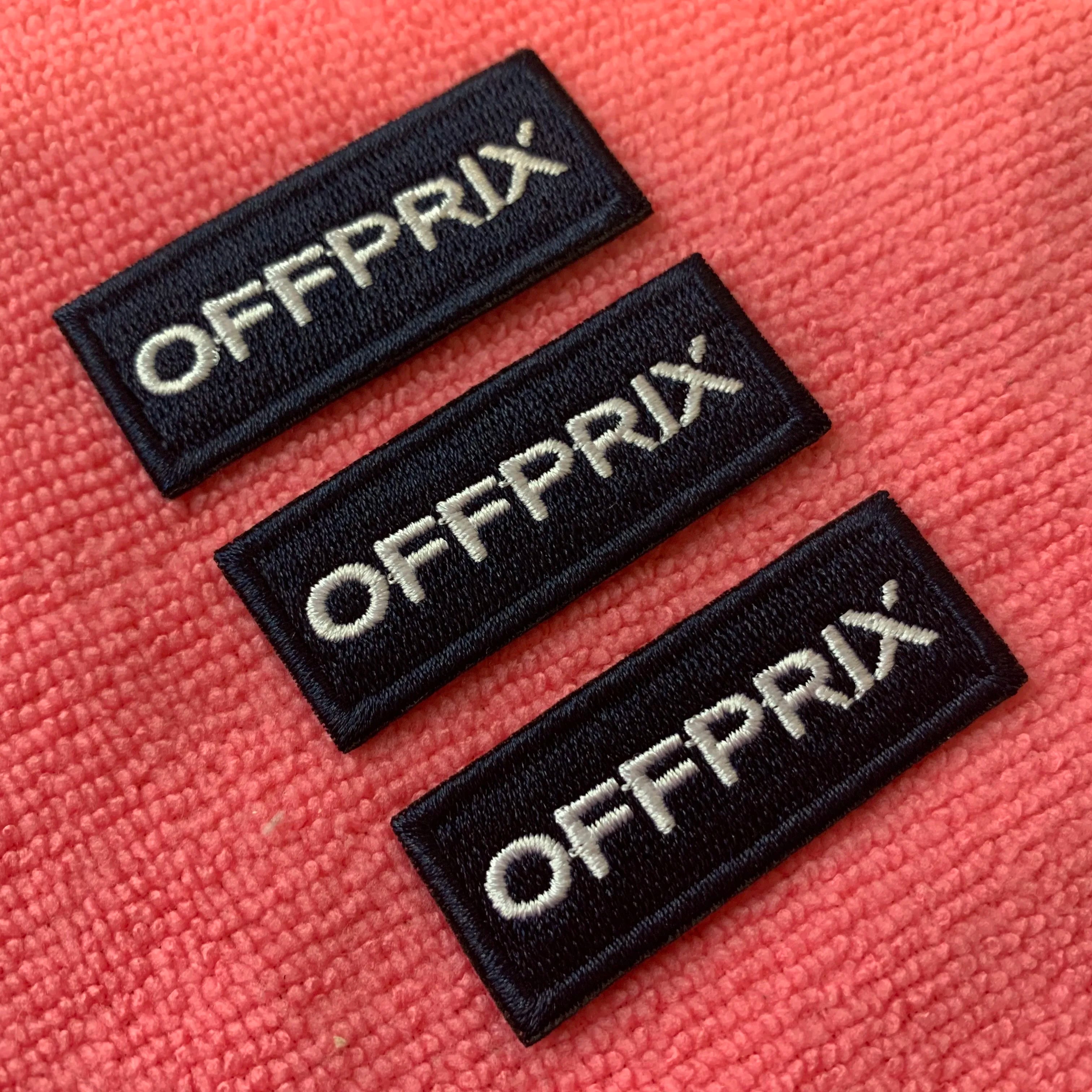 Excellent Quality Stick on Embroidery Textile Badgefactory Customized Full Embroidery Tag for Clothing